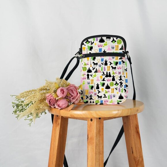 Musical Theatre Lover Merchandise Witch Good and Bad Witch Crossbody Bag Good Wi - Picture 2 of 7